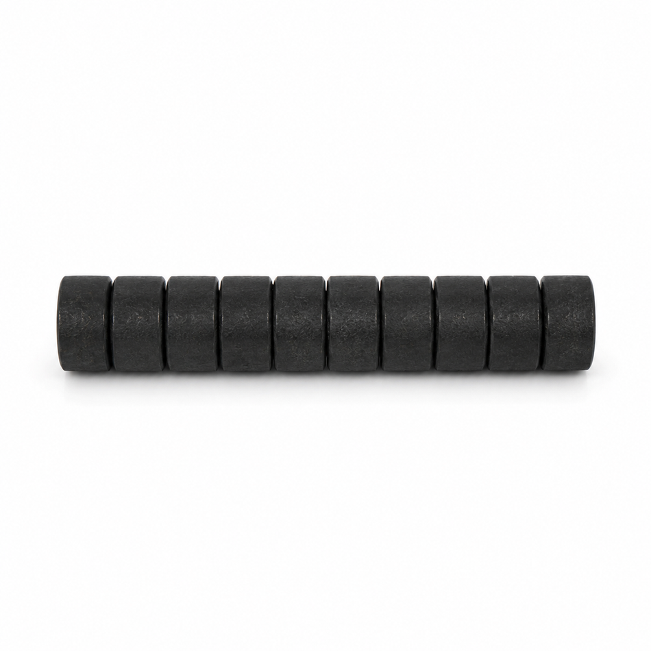 Ferrite Ring Magnets 14mm OD x 5mm ID x 5mm | Pack of 10 | Eclipse Magnetics , , Eclipse Magnetics Ltd