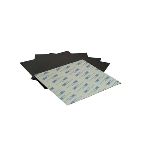 Magnetic Sheet Plain for Crafting, Display and Industrial Applications , 0.75x150x150mm Adhesive Backed Magnetic Sheet , Eclipse Magnetics Ltd