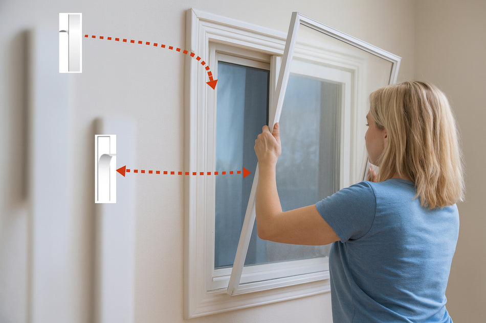 Magnetic Mount Secondary Glazing Kit – For Glazing, Screens, Draft Control, Displays , , Eclipse Magnetics Ltd