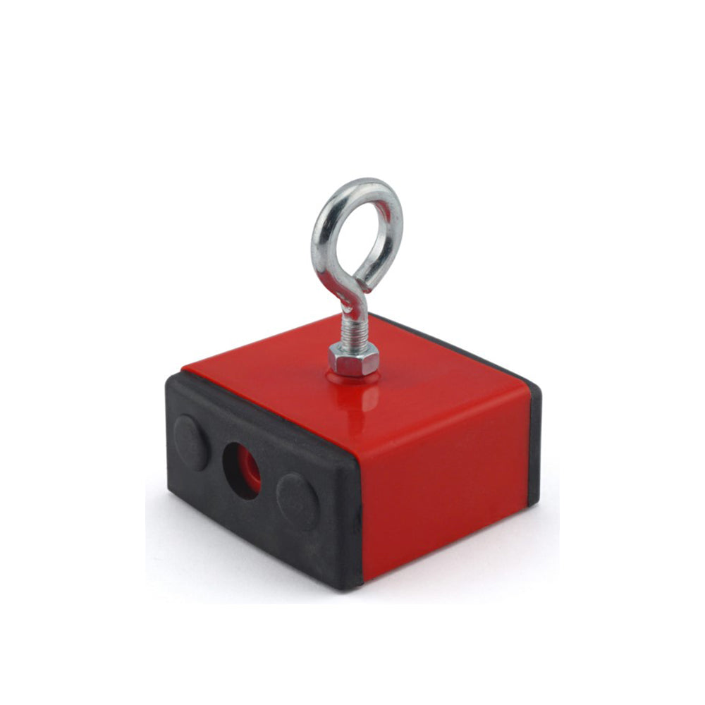 Holding Magnet with Eyelet – 45 kg Ferrite Hanging & Lifting Magnet , Holding Magnet with Eyelet , Eclipse Magnetics Ltd