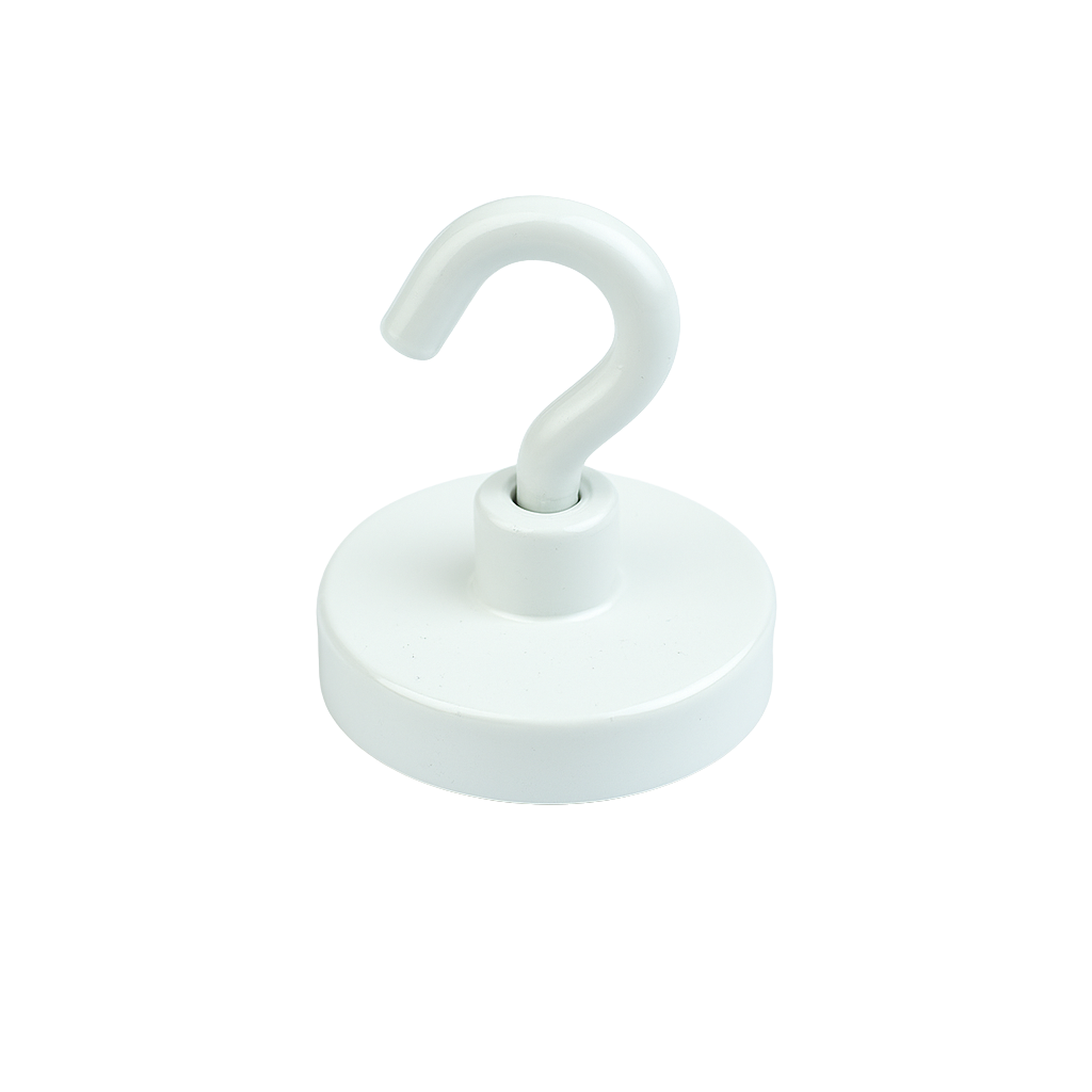 Neodymium Shallow Pot with Hook , Magnet , Eclipse Magnetics Ltd