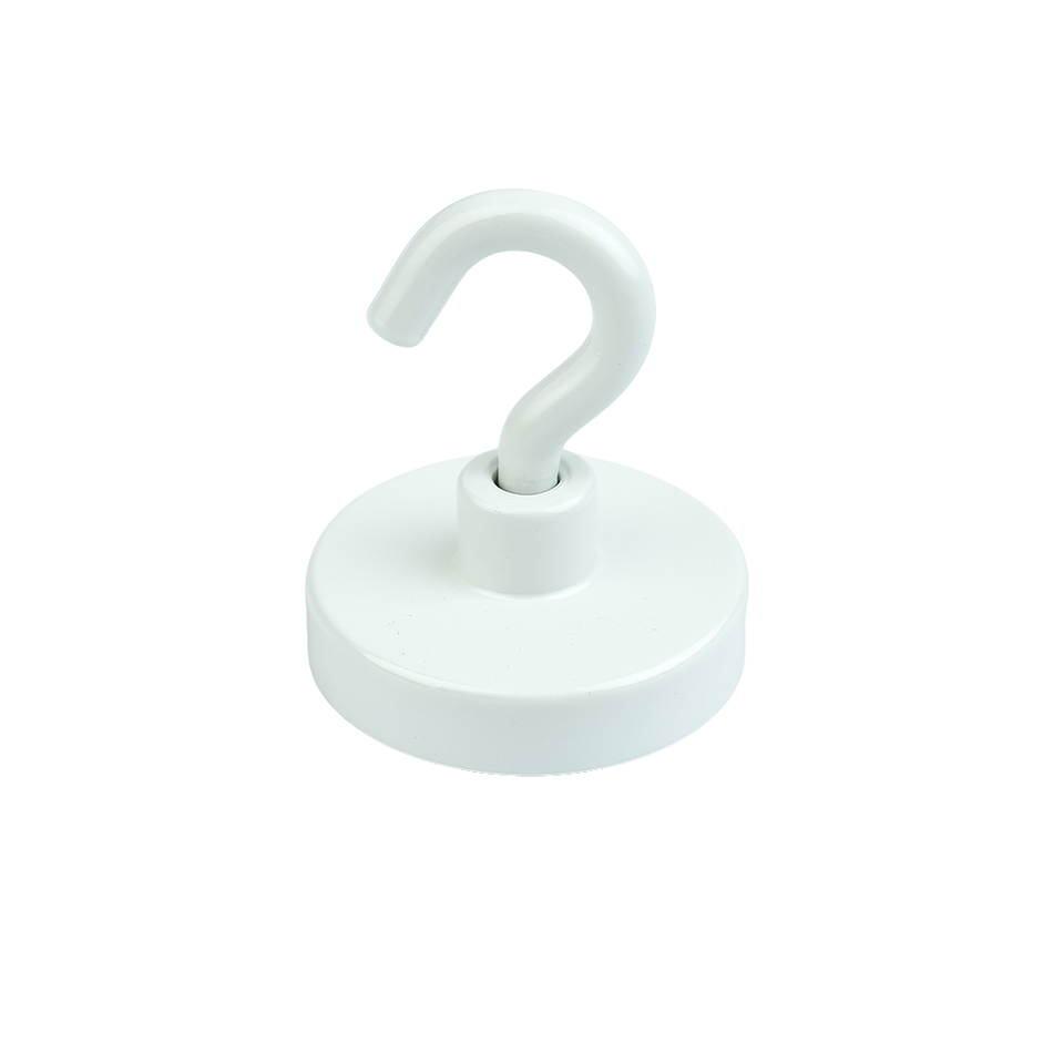 Neodymium Shallow Pot with Hook , Magnet , Eclipse Magnetics Ltd