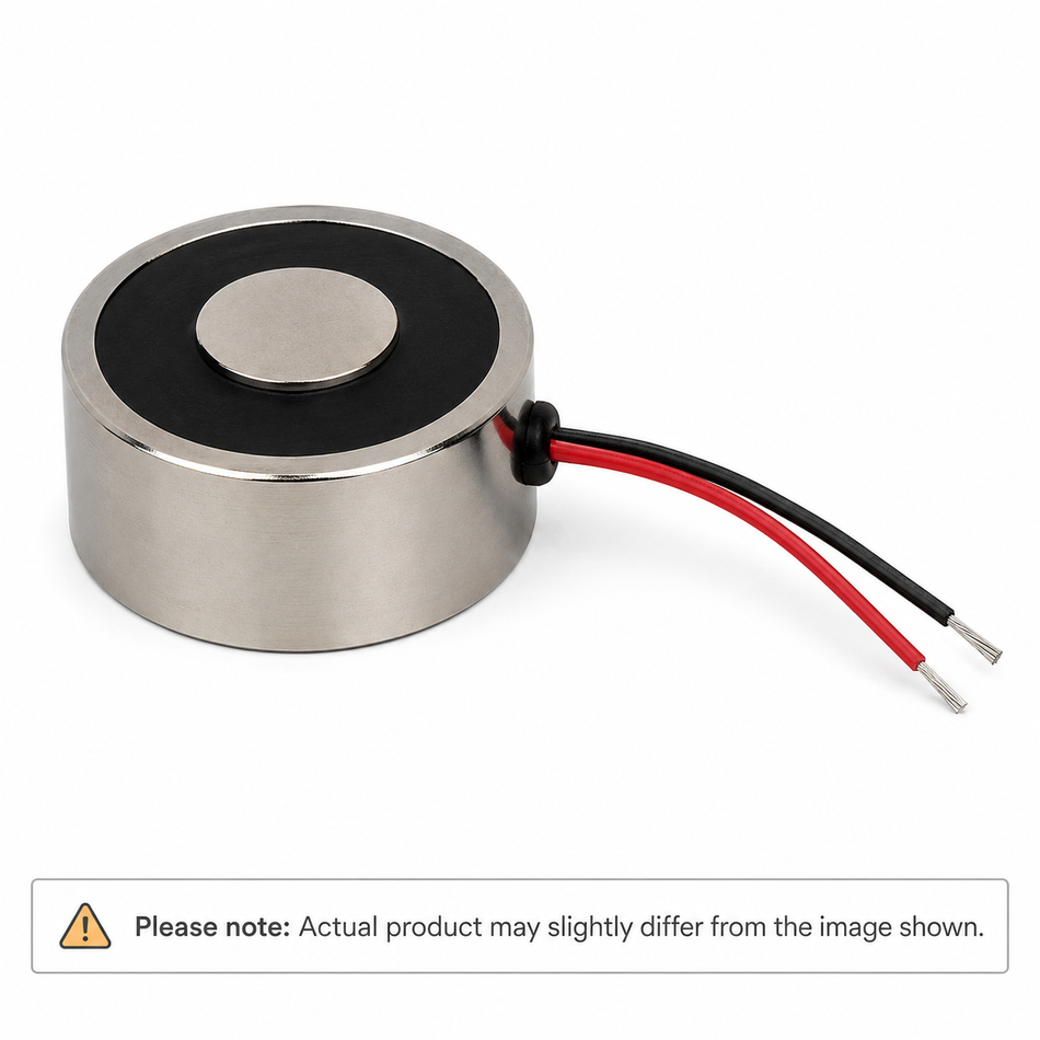 Holding Electro Magnet 65mm Diameter 24VDC Stainless Steel | Flying Leads , , Eclipse Magnetics Ltd