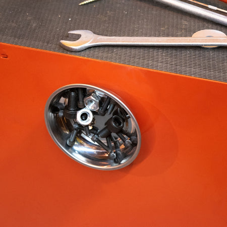 Magnetic Parts Tray – Dual-Sided Stainless Steel Tool Holder , , Eclipse Magnetics Ltd