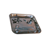 Magnetic Parts Tray – Dual-Sided Stainless Steel Tool Holder , Square , Eclipse Magnetics Ltd