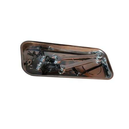 Magnetic Parts Tray – Dual-Sided Stainless Steel Tool Holder , Rectangular , Eclipse Magnetics Ltd