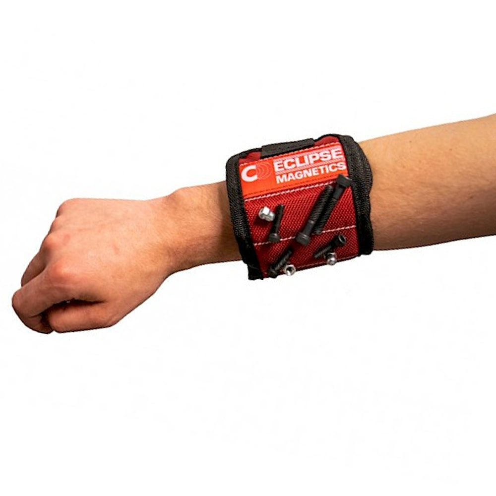 Magnetic Wristband – Hands Free Screw, Bolts and Bits Organiser for DIY & Trade Use , Magnetic Wristband , Eclipse Magnetics Ltd