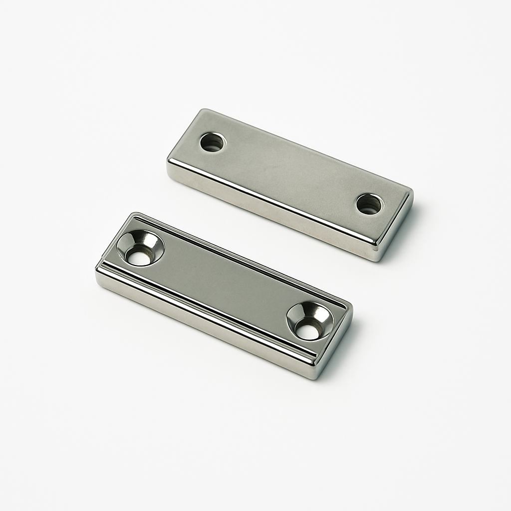 Neodymium Channel Magnets – High-Strength Mounting Solution , 40mm (Pack of 3) Magnet , Eclipse Magnetics Ltd