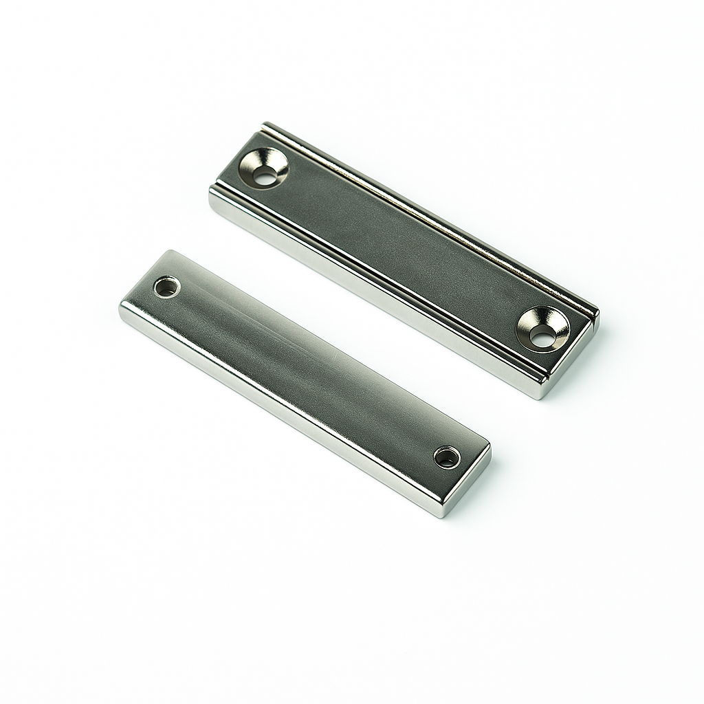 Neodymium Channel Magnets – High-Strength Mounting Solution , 60mm (Pack of 3) Magnet , Eclipse Magnetics Ltd