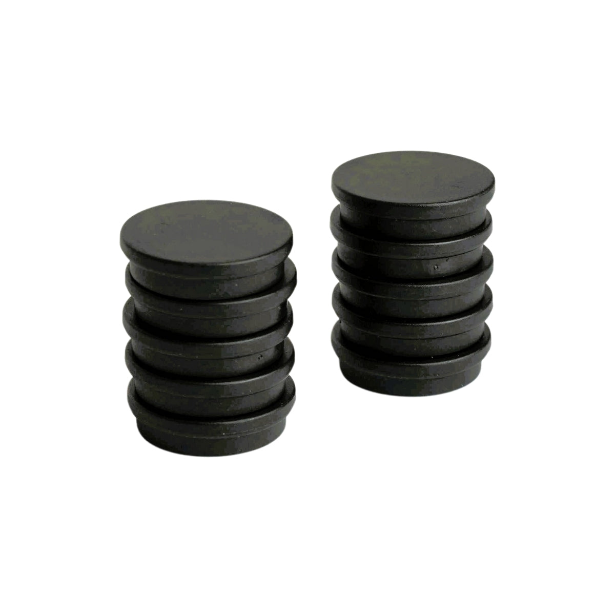 Set of 10 Bright Marker Magnets- Multiple Colours – Perfect for Home, Office or Classroom Use , Black , Eclipse Magnetics Ltd