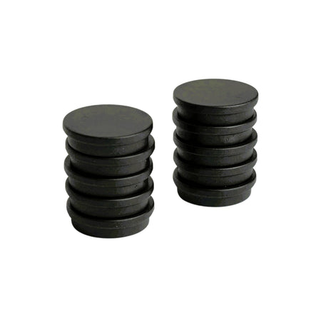 Set of 10 Bright Marker Magnets- Multiple Colours – Perfect for Home, Office or Classroom Use , Black , Eclipse Magnetics Ltd