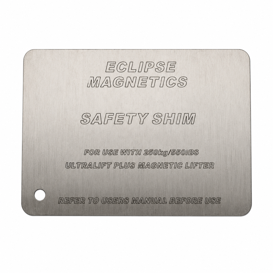 UL0250+ Magnetic Lifter Safety Shim – RP75792 , , Eclipse Magnetics Ltd