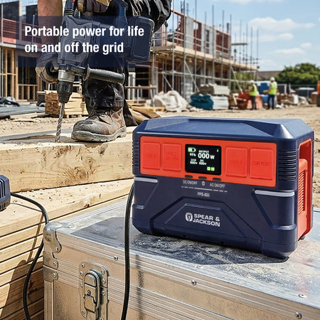 Spear & Jackson 600W Portable Power Station | 576Wh LiFePO4 | SJPPS600 , , Spear & Jackson