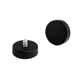 Rubber Coated Neodymium Pot Magnets – Internal Threaded Neck , E851 Magnet , Eclipse Magnetics Ltd
