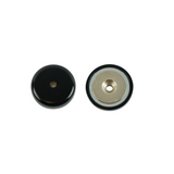 Black Neodymium Pot Magnet - NdFeB Shallow Pot Magnets, Various Sizes available. , Ø48x11mm Magnet , Eclipse Magnetics Ltd