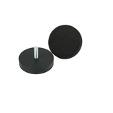 Rubber Coated Neodymium Pot Magnets – Internal Threaded Neck , E855 Magnet , Eclipse Magnetics Ltd