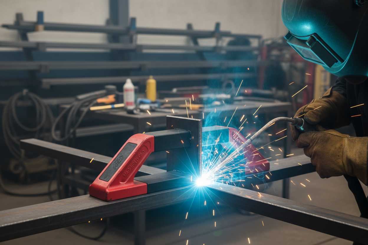 Magnet used in a welding application